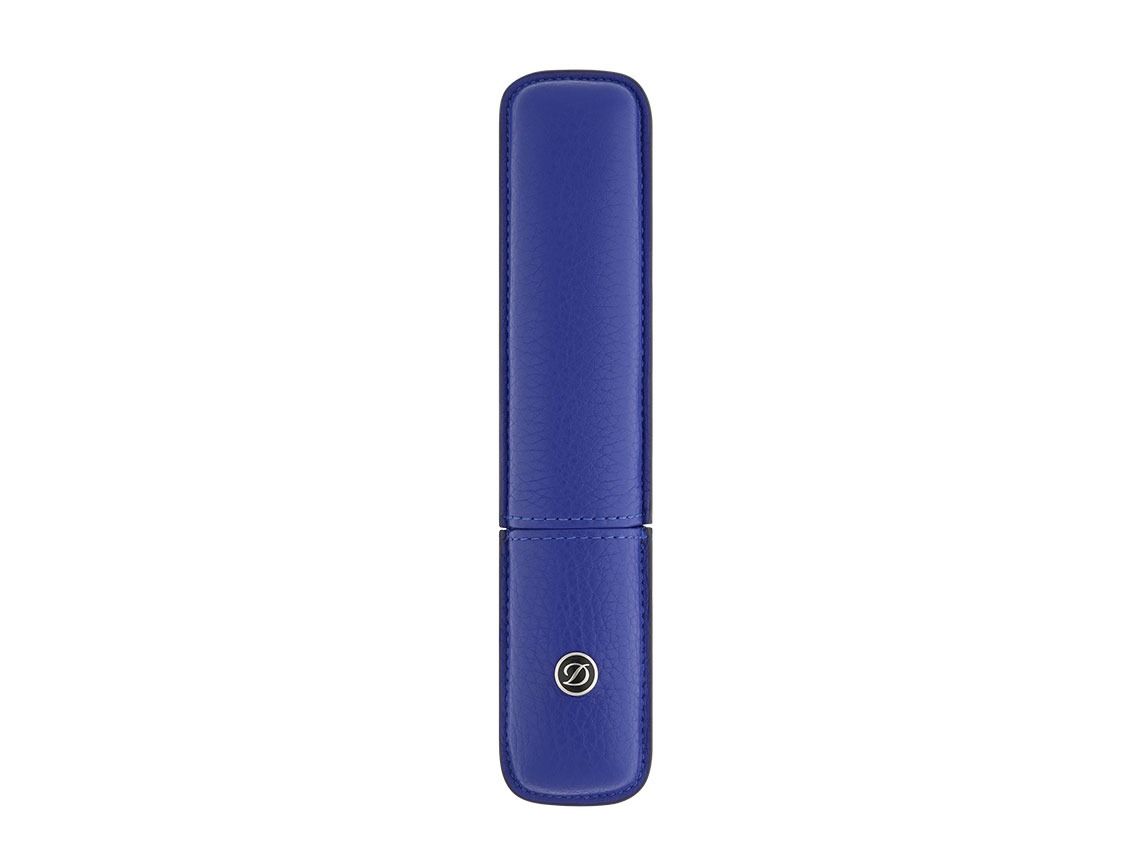S.T. Dupont Stiftetui Leder Blue Ref.007130 Full Set