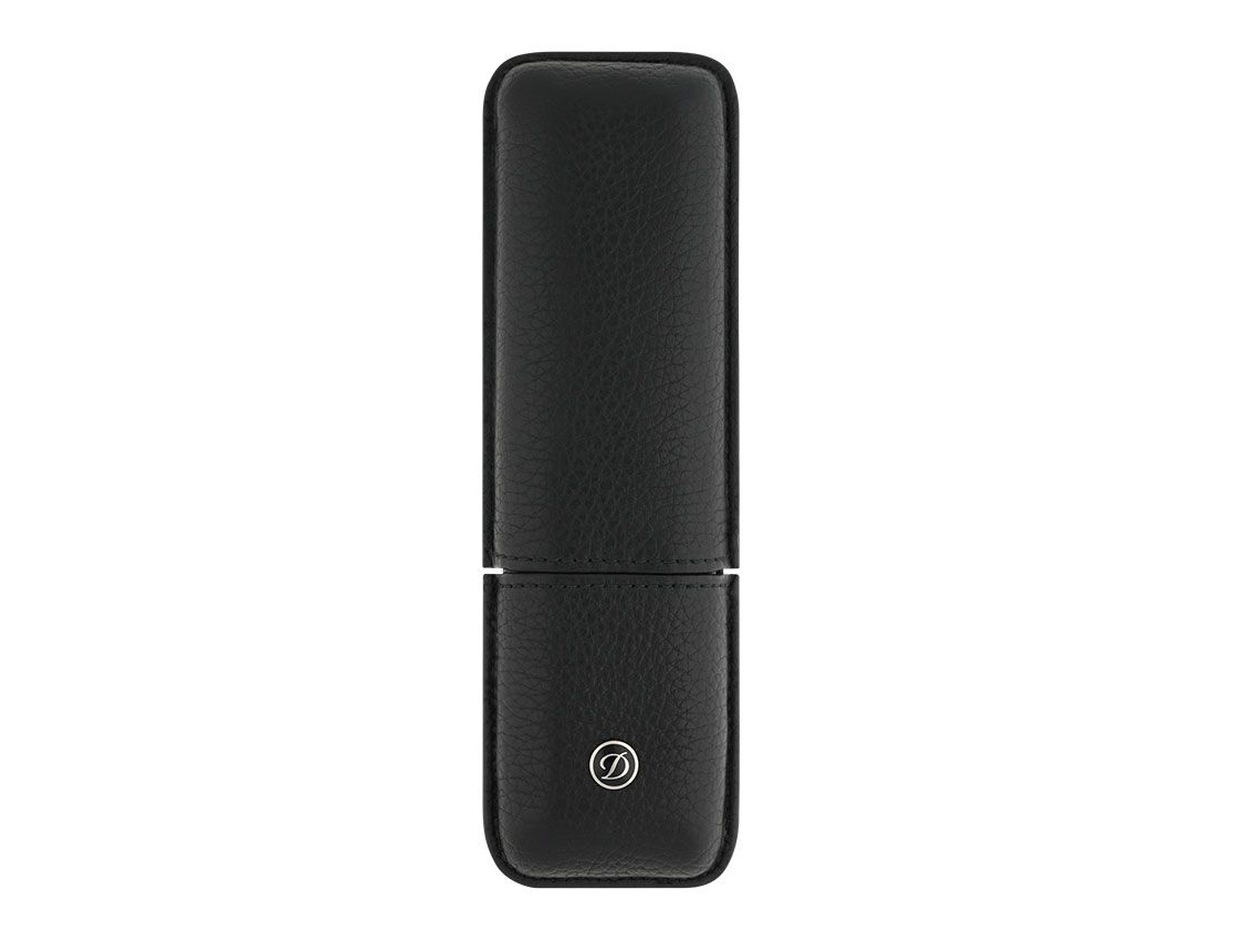 S.T. Dupont 2er Stiftetui Leder Black Ref.007131 Full Set