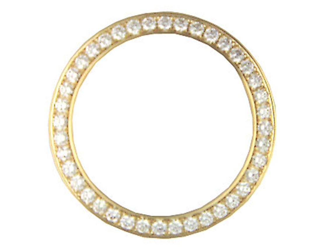 Zubehör - Lünette 18kt Gelbgold Diamanten 2,80ct 40mm Neu
