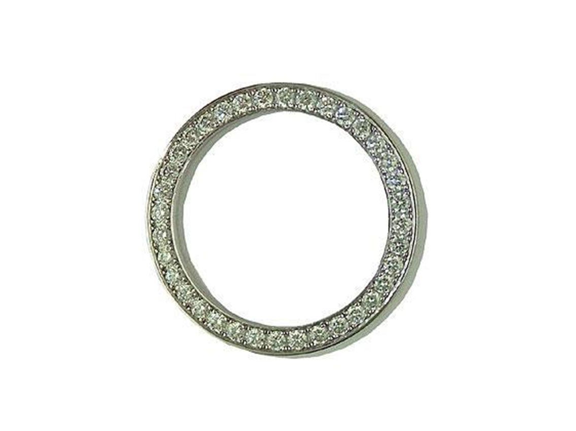 Zubehör - Lünette 950 Platin Diamanten 2,00ct 35mm Neu