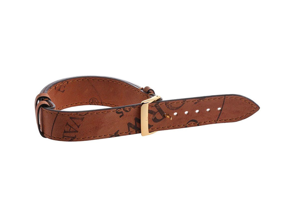 Horween Zubehör - Armband Nato Shell Cordovan Back Cut Cognac mit Stiftschließe Neu