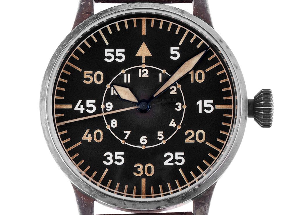 Laco Fliegeruhr Paderborn Erbstück Ref.861932 Full Set Neu 
