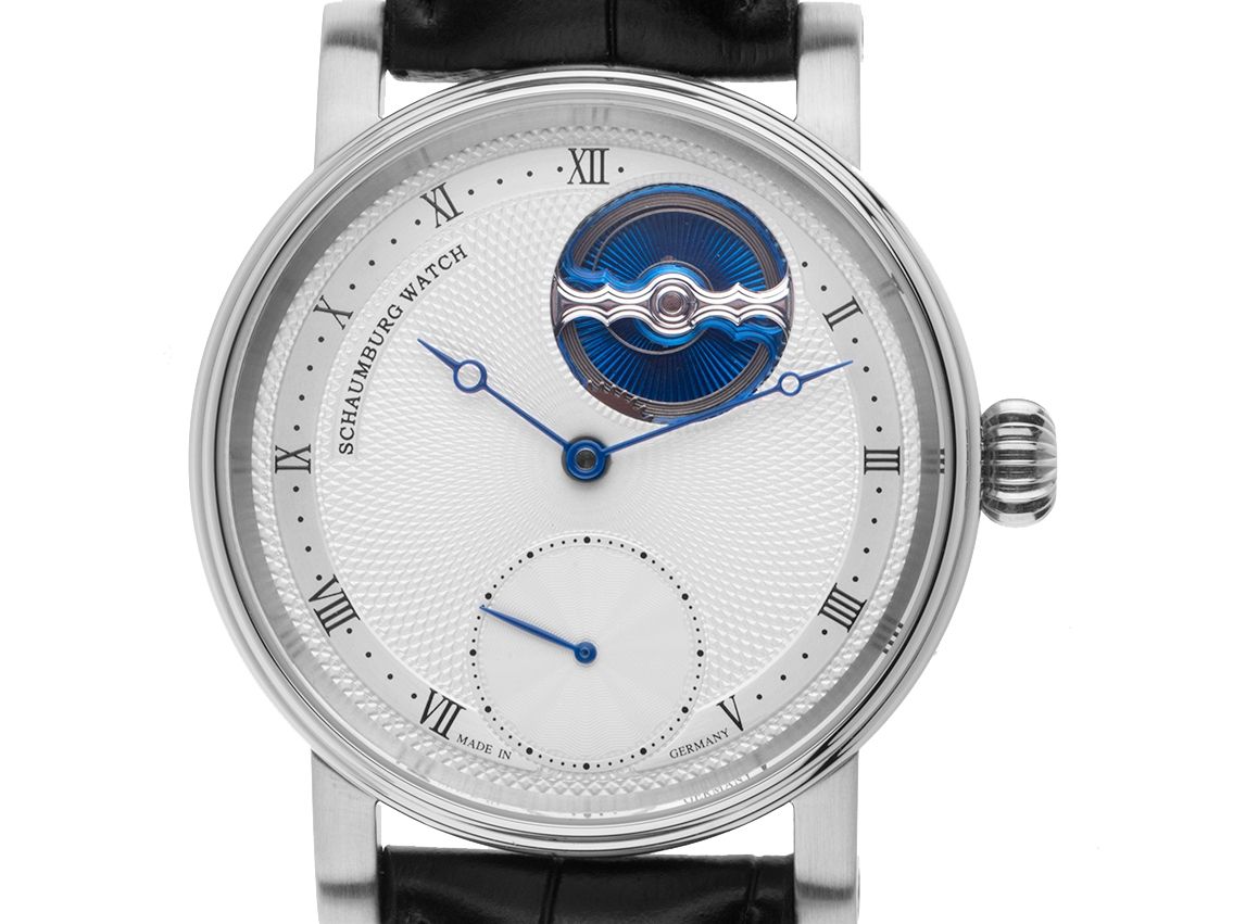 Schaumburg Watch Unikatorium Classic II Blue Stahl Handaufzug 42mm Neu