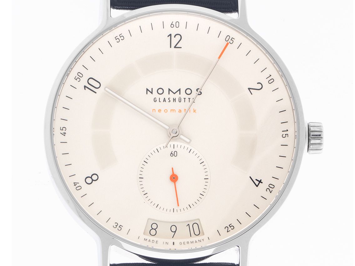 Nomos Glashütte Autobahn - stainless steel - Bracelet textile 