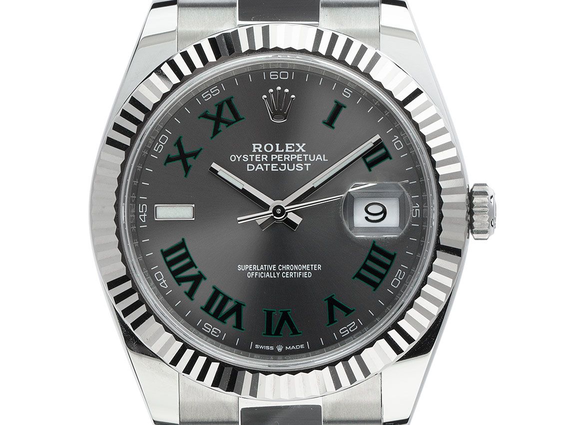 Rolex Datejust Wimbledon - Stahl / Weißgold - Armand Edelstahl 
