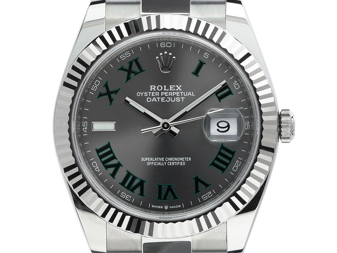 Rolex Datejust Wimbledon Ref.126234 Bj.2021 Full Set wie Neu