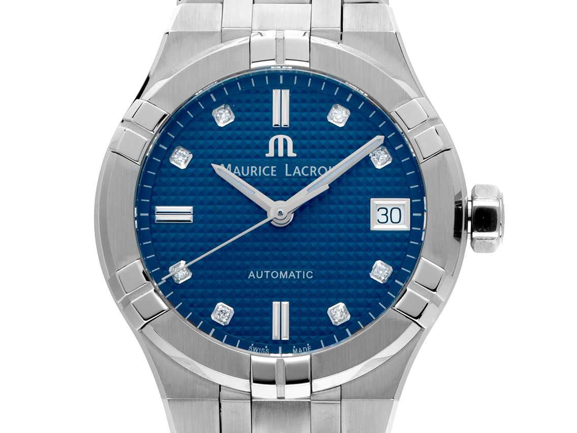 Maurice Lacroix Aikon Stahl Diamanten Automatik Armband Stahl 35mm Ref.AI6006 Box&Pap. Full Set Neu Neuheit 