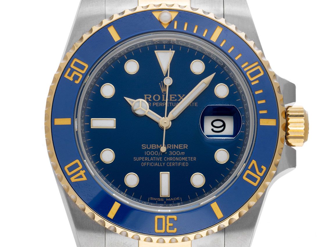 Rolex Submariner Date Ref.116613LB Bj.2008 Full Set sehr gut Vintage