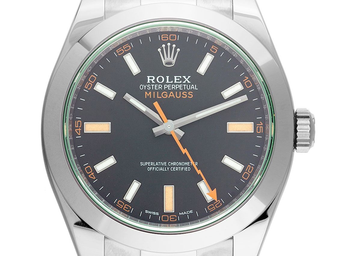 Rolex Milgauss Ref.116400GV 2008 Box&Beschreibung sehr gut Vintage