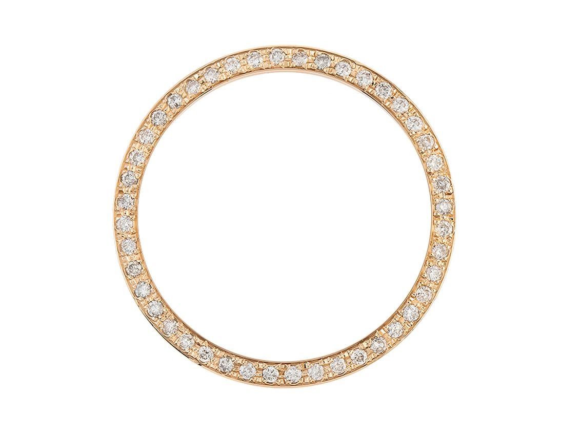 Zubehör - Lünette 18kt Gelbgold Diamanten 1,10ct 36mm 