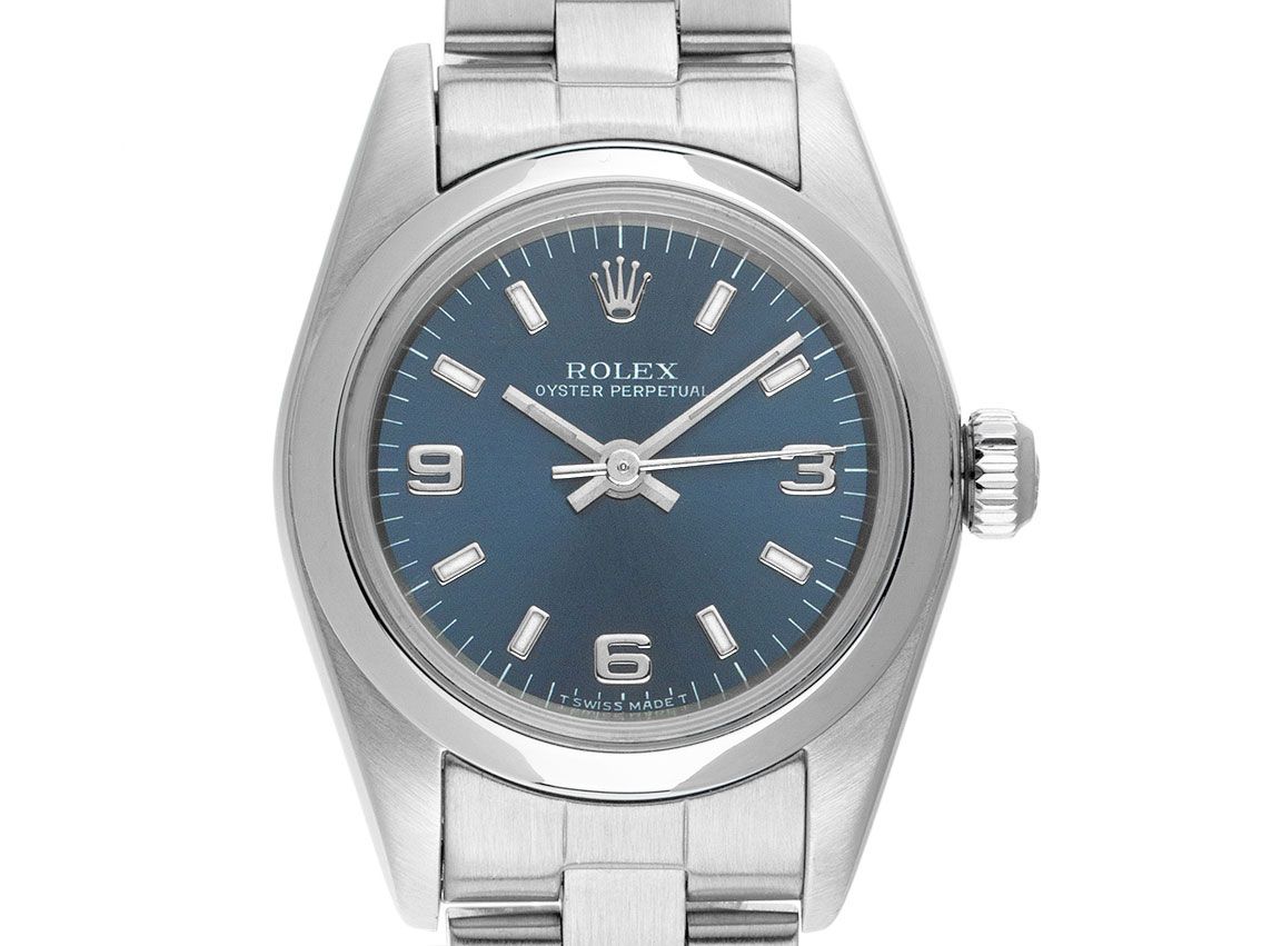 Rolex Oyster Perpetual Lady Ref.76080 2002 Full Set Original Vintage Unpoliert