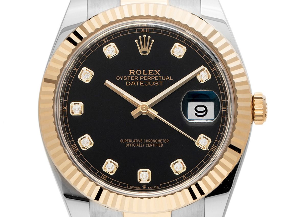 Rolex Datejust Diamanten Ref.126333 2021 Full Set wie Neu