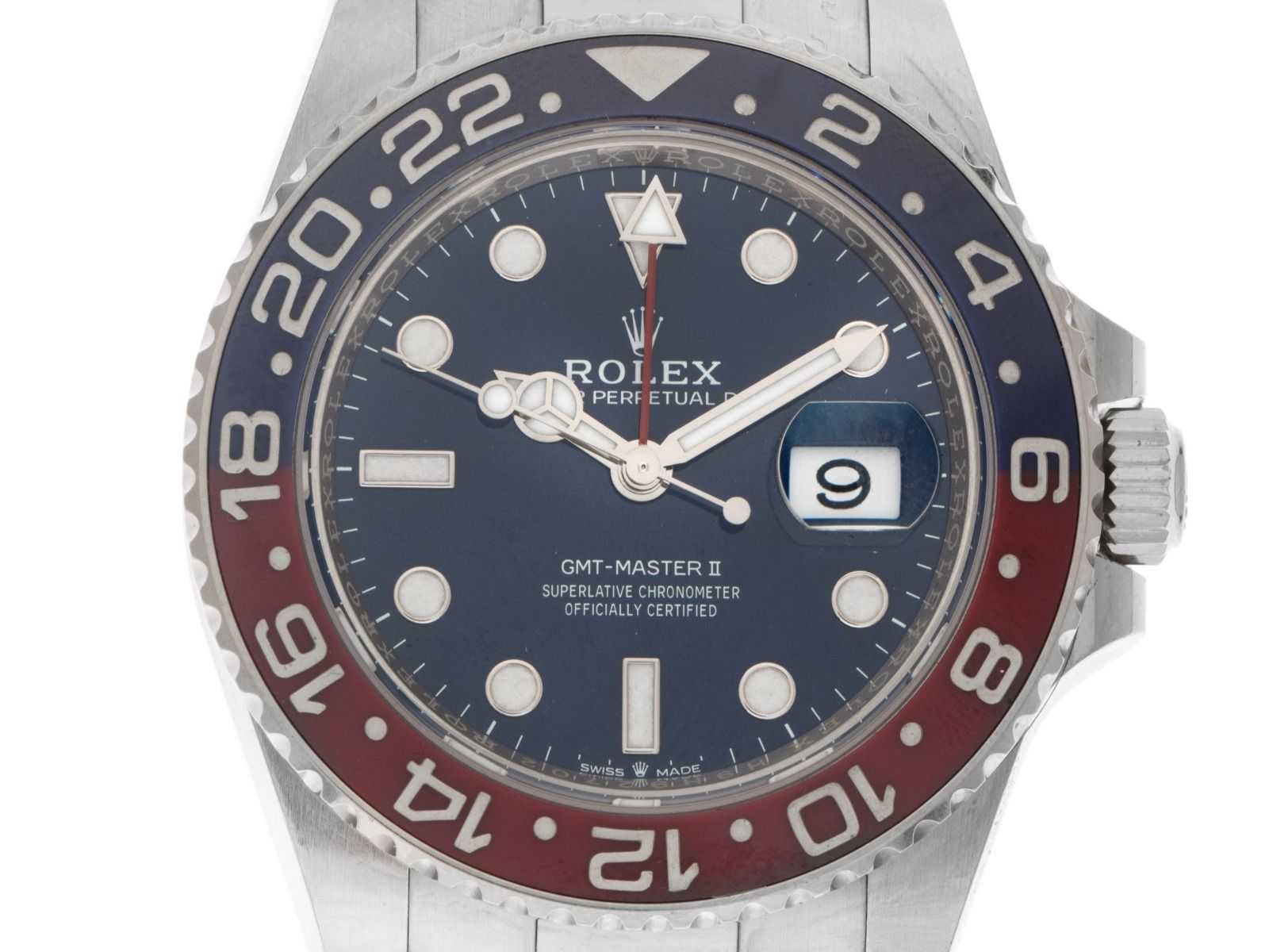 Rolex GMT Master II Ref.126719BLRO Full Set wie Neu