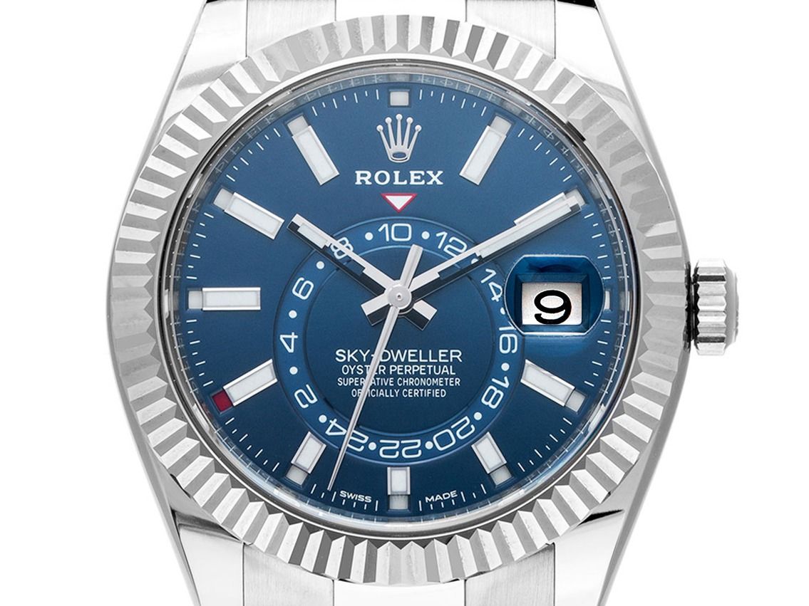 Rolex Sky-Dweller Blue Ref.326934 2019 LC 100 Full Set wie Neu Vintage
