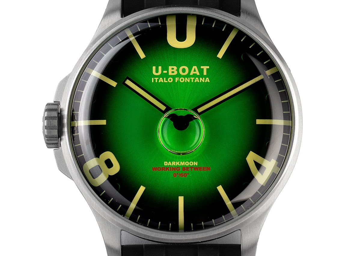 U-Boat Capsoil Darkmoon Soleil Green Ref.8702/D Full Set Neu 