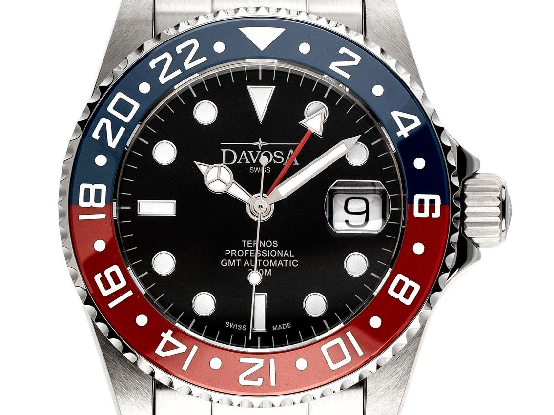 Davosa Ternos Professional TT GMT Ref.161.571.60 Full Set Ungetragen