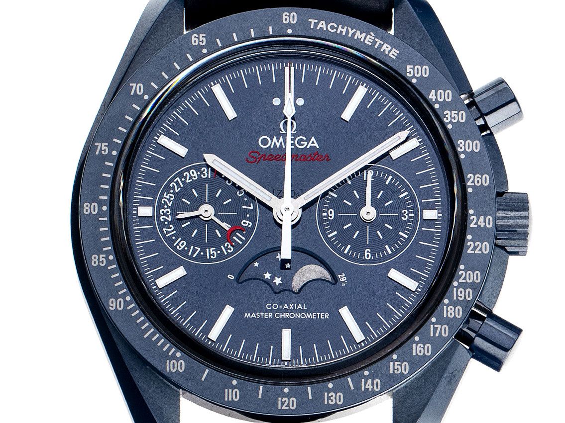 Omega Speedmaster Moonphase Ref.304.93.44.52.03.001 2023 Full Set Ungetragen
