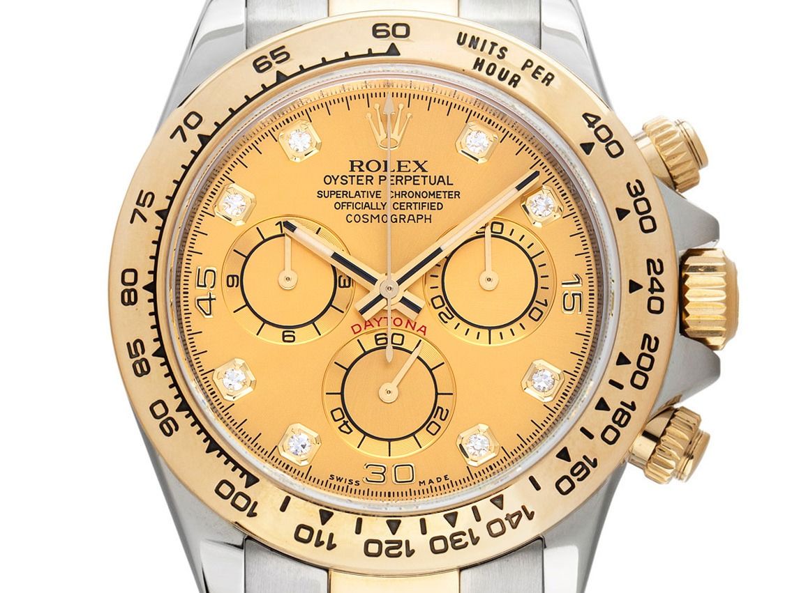 Rolex Daytona Diamanten Ref.116503 Bj.2019 Full Set wie Neu Vintage