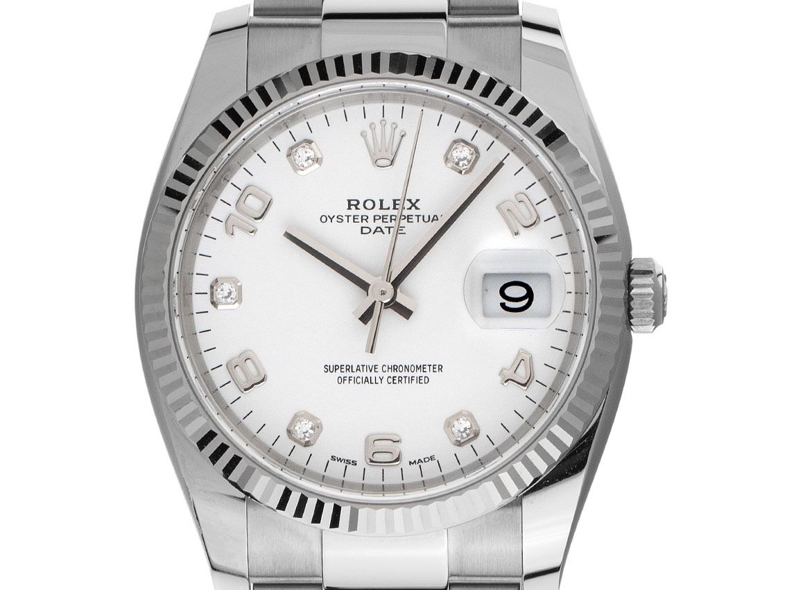 Rolex Oyster Perpetual Date Ref.115234 2019 Full Set sehr gut Vintage