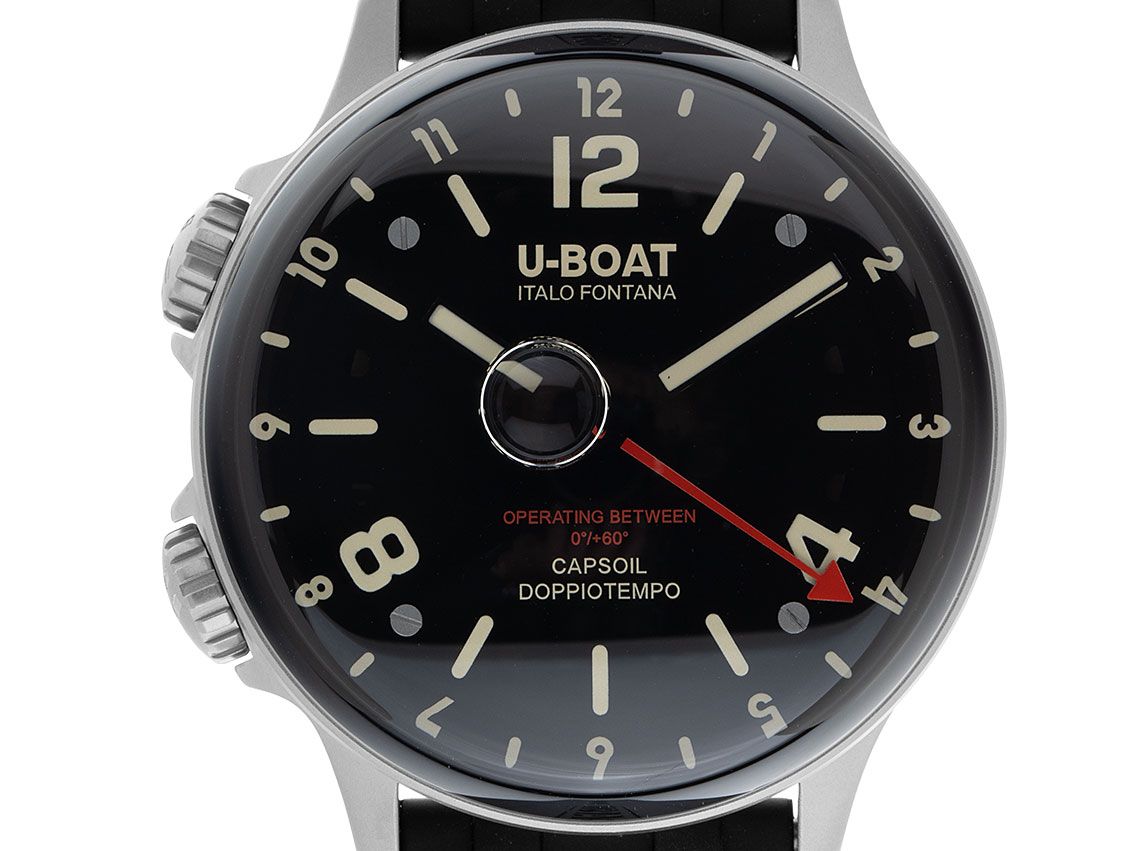 U-Boat Capsoil Doppiotempo SS Ref.8769 Full Set Neu 