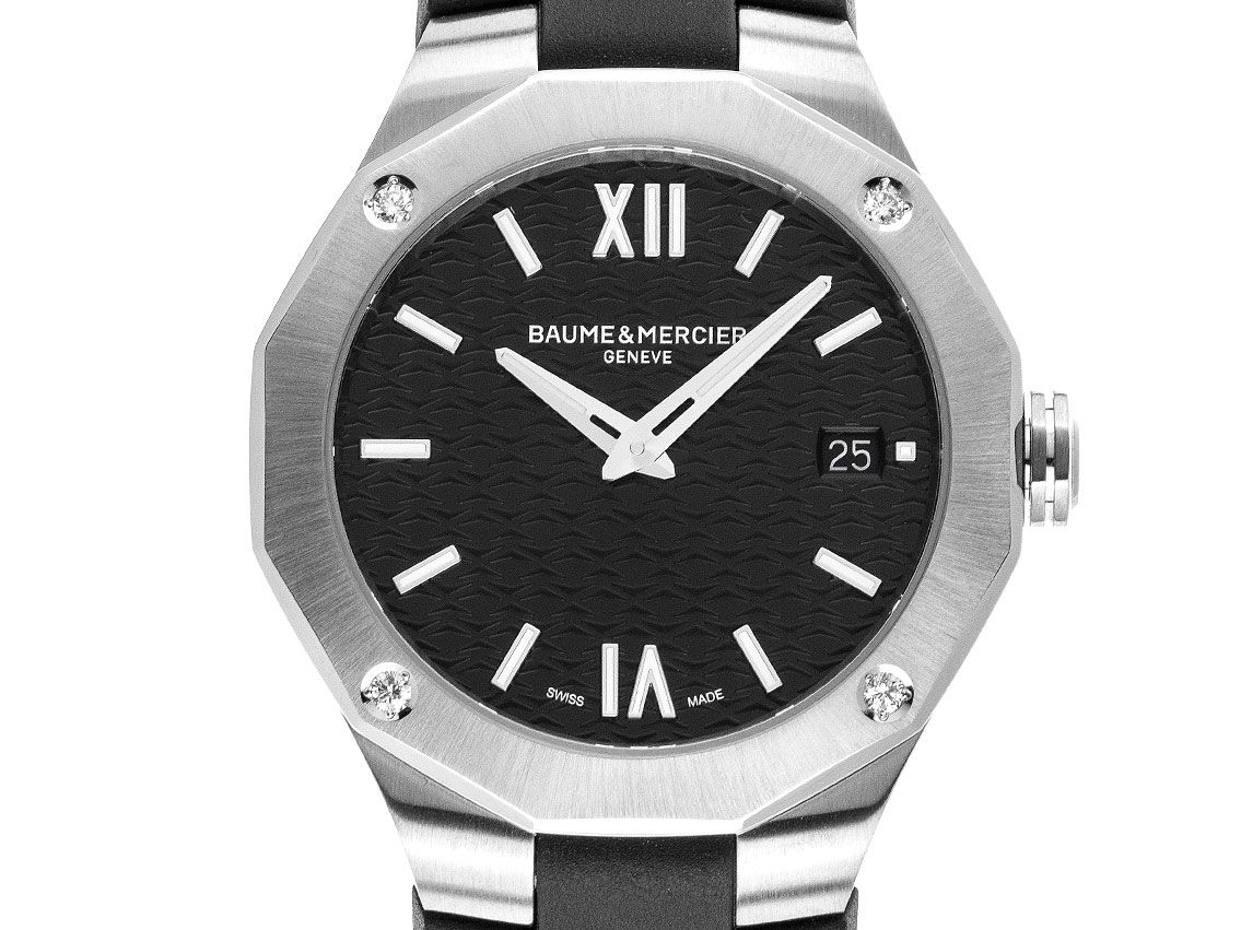 Baume & Mercier Riviera Date Diamanten - Edelstahl - Armand 