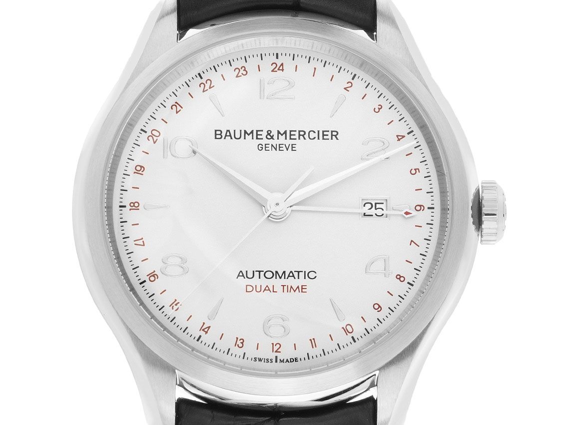 Baume & Mercier Clifton Dual Time - Edelstahl - Armand Leder 