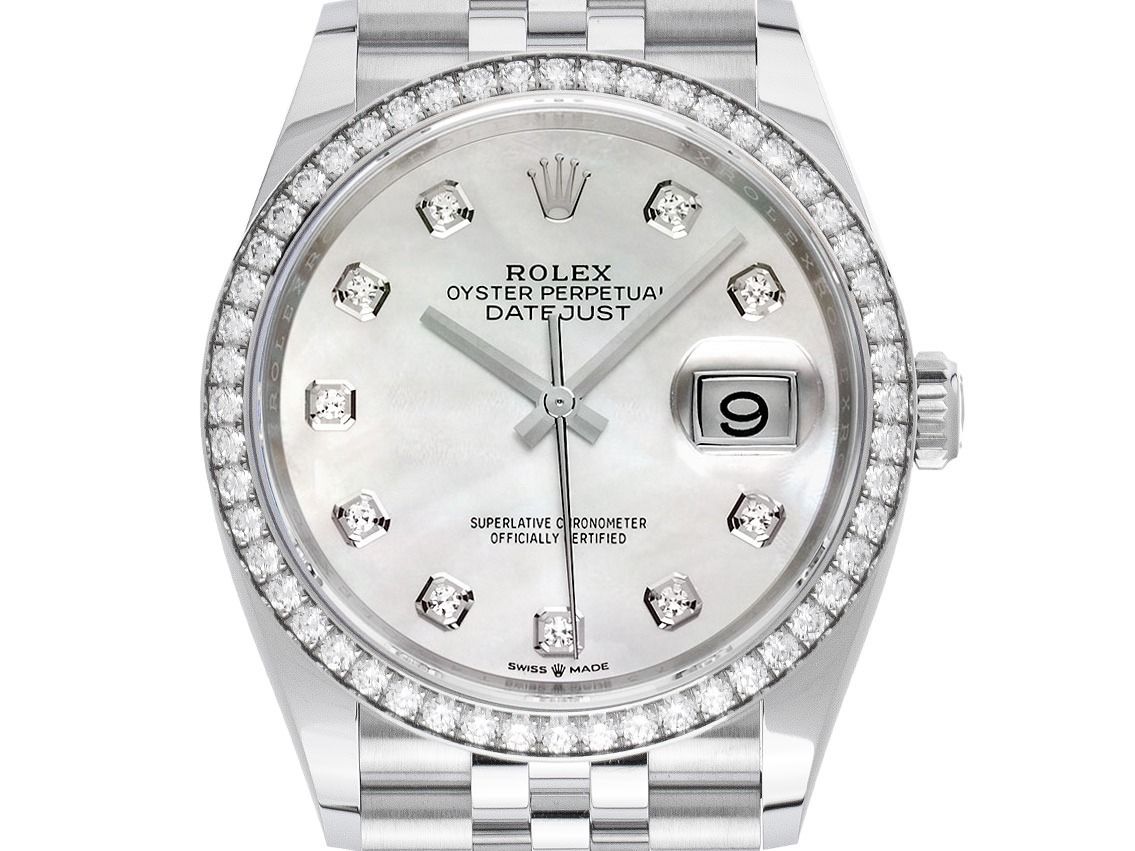 Rolex Datejust Perlmutt Diamanten Ref.126284RBR 2025 Full Set Ungetragen 