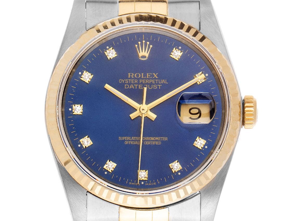 Rolex Datejust Ref.16233 Bj.1990 Full Set Original Vintage Unpoliert