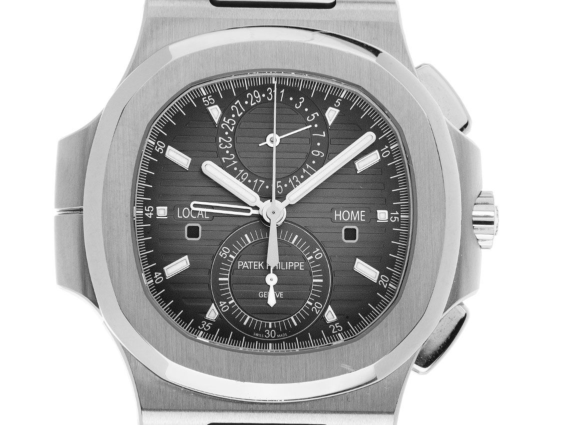 Patek Philippe Nautilus Travel Time Ref.5990/1A-001 2017 Full Set Original unpoliert