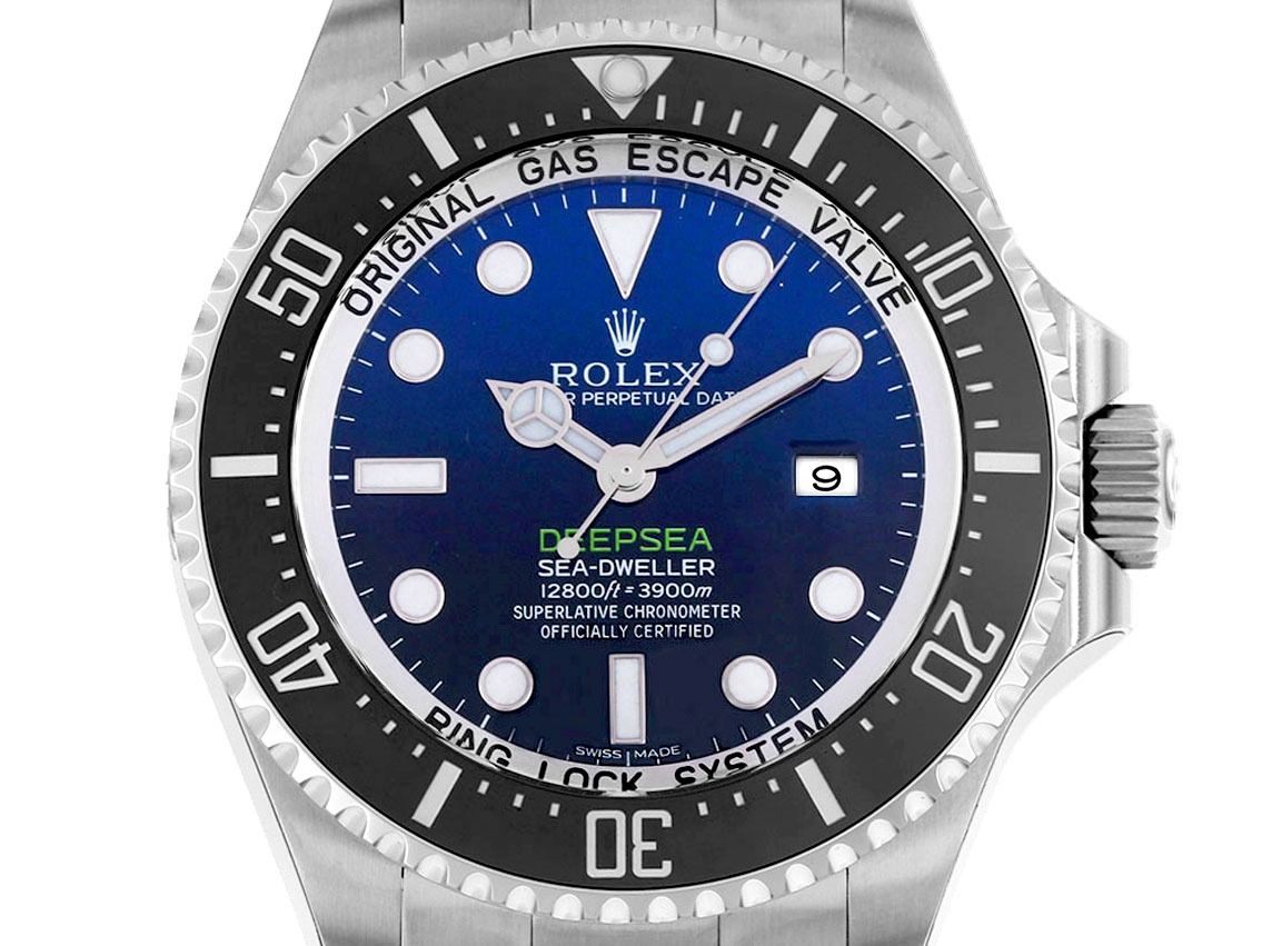 Deepsea Blue James Cameron - Stahl / Keramik - Armband Edelstahl / Oyster -  44mm - sehr gut - Vintage