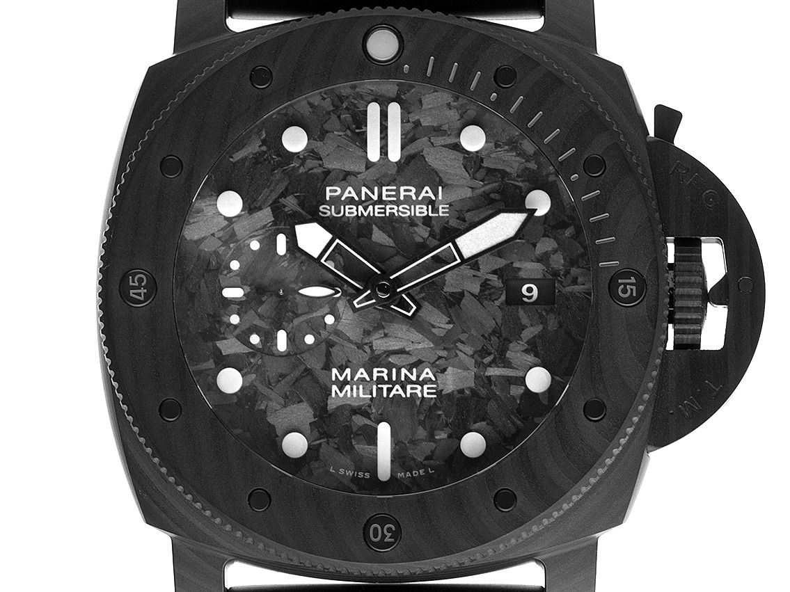Panerai Submersible Marina Militare Carbotech™ Ref.PAM00979 2025 Full Set Ungetragen