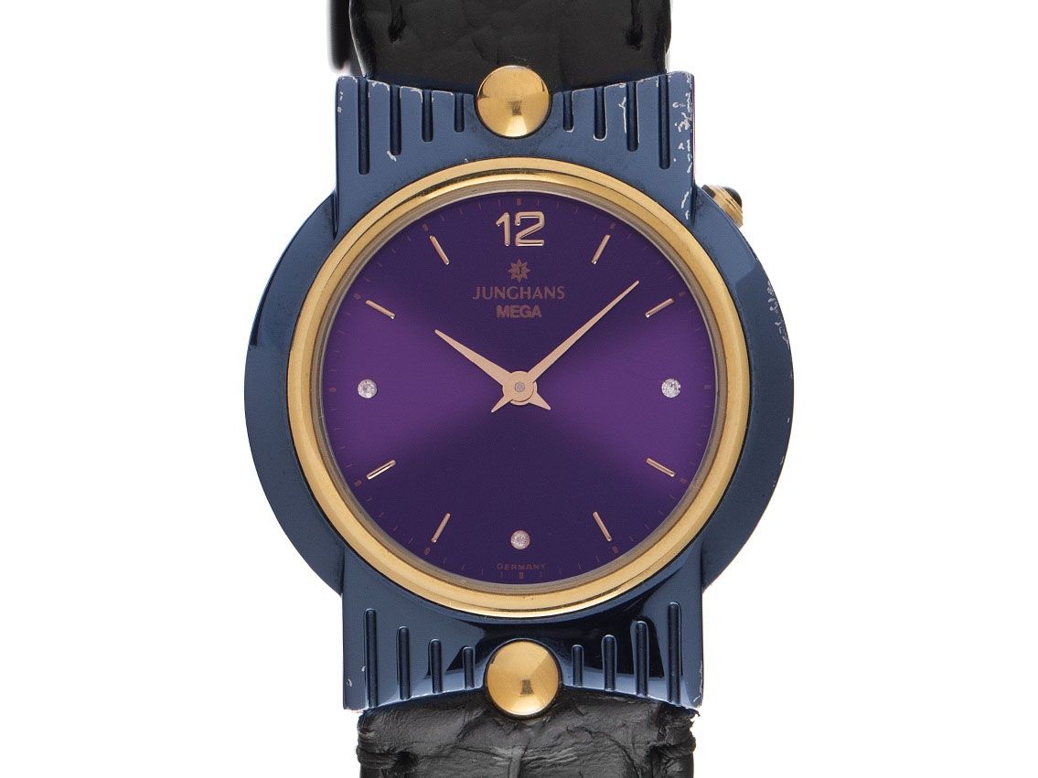 Herren Uhr Junghans Mega Uhr Gold Junghans Mega Funkuhr Stahl