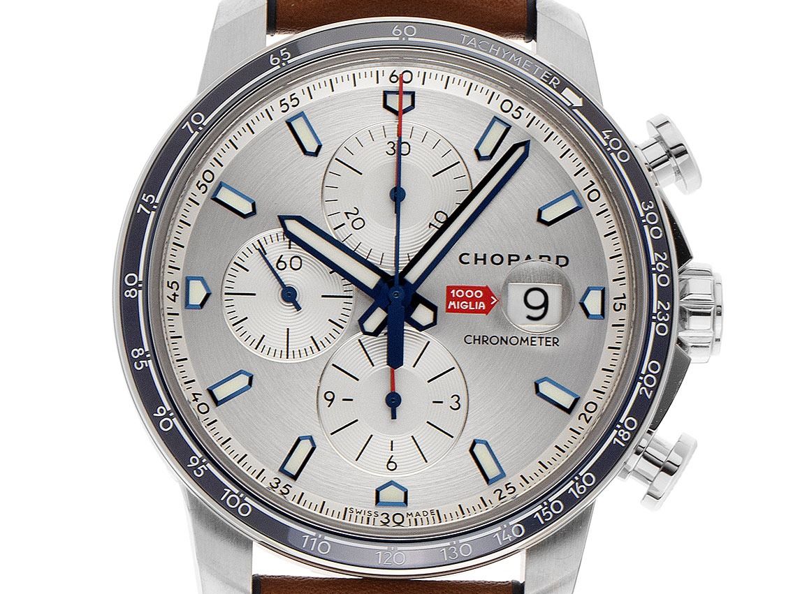 Chopard Mille Miglia - Edelstahl - Armand Leder / Kautschuk - 44mm 