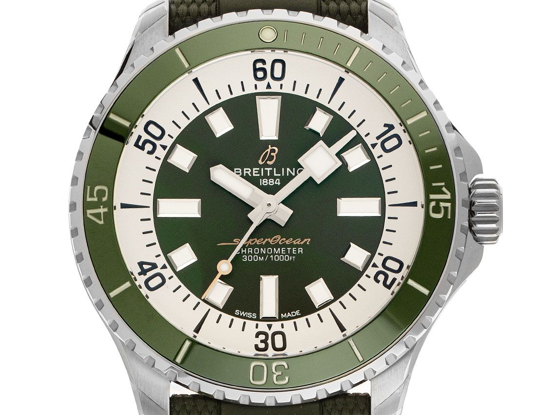 Breitling Superocean Automatic Green - Edelstahl - Armand