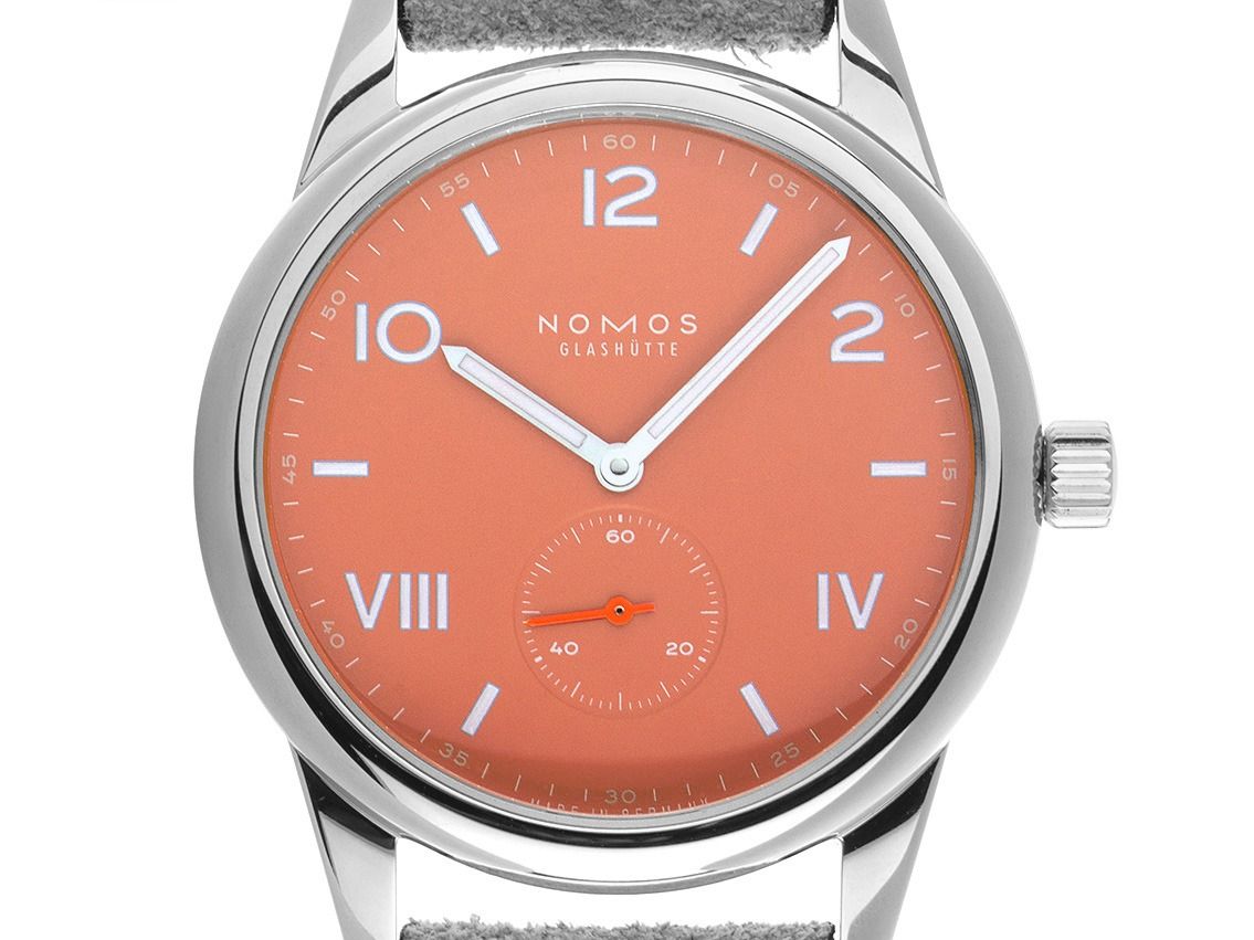 Nomos Glashütte Club Campus Cream Coral Ref.714 2025 Full Set Neu