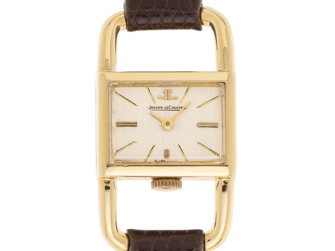 Jaeger-leCoultre Etrier - 18kt Gelbgold - Armand Leder - 35x20mm 