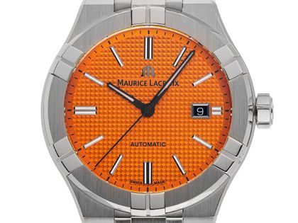 Maurice Lacroix Aikon Summer Edition Limitiert Stahl Automatik Armband Stahl 42mm Ref.AI6008-SS00F-530-E Box&Pap. Full Set Neu