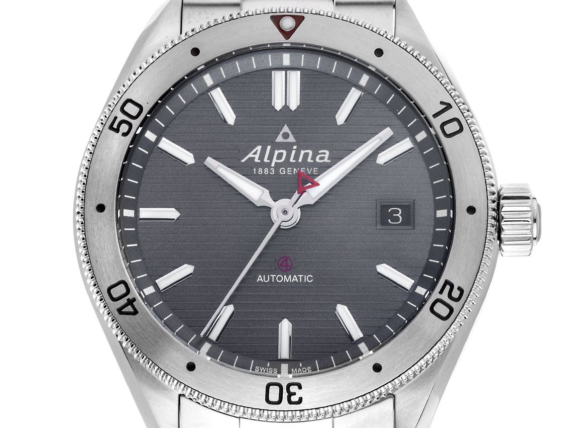 Alpina Alpiner 4 Stahl Automatik Armband Stahl 40mm Ref.AL-525GS4AQ6B Box&Pap. Full Set Neu
