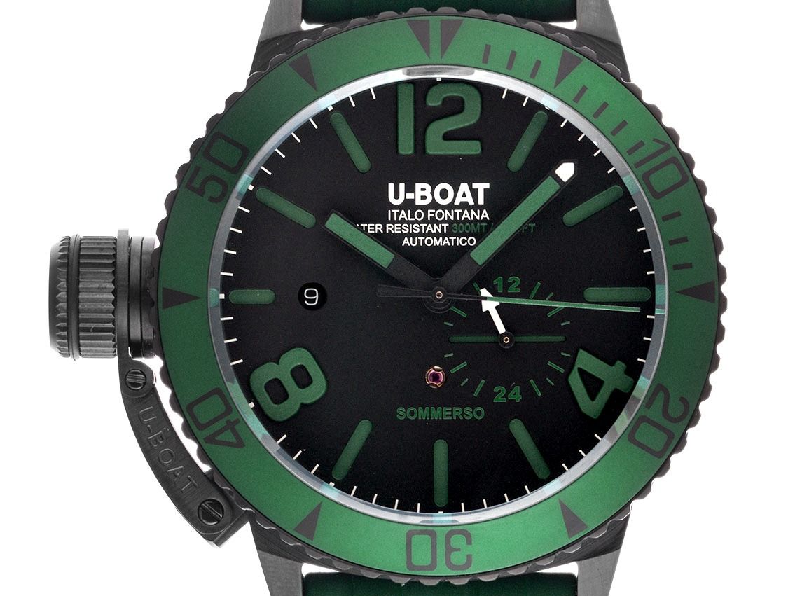 U-Boat Sommerso green Ref.9667 Full Set Neu
