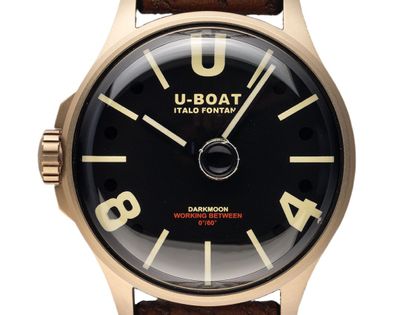 U-Boat Darkmoon Black IP Bronze Ref.9304 Full Set Neu 