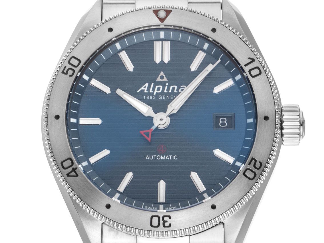 Alpina Alpiner 4 Stahl Automatik Armband Stahl 40mm Ref.AL-525NS4AQ6B Box&Pap. Full Set Neu
