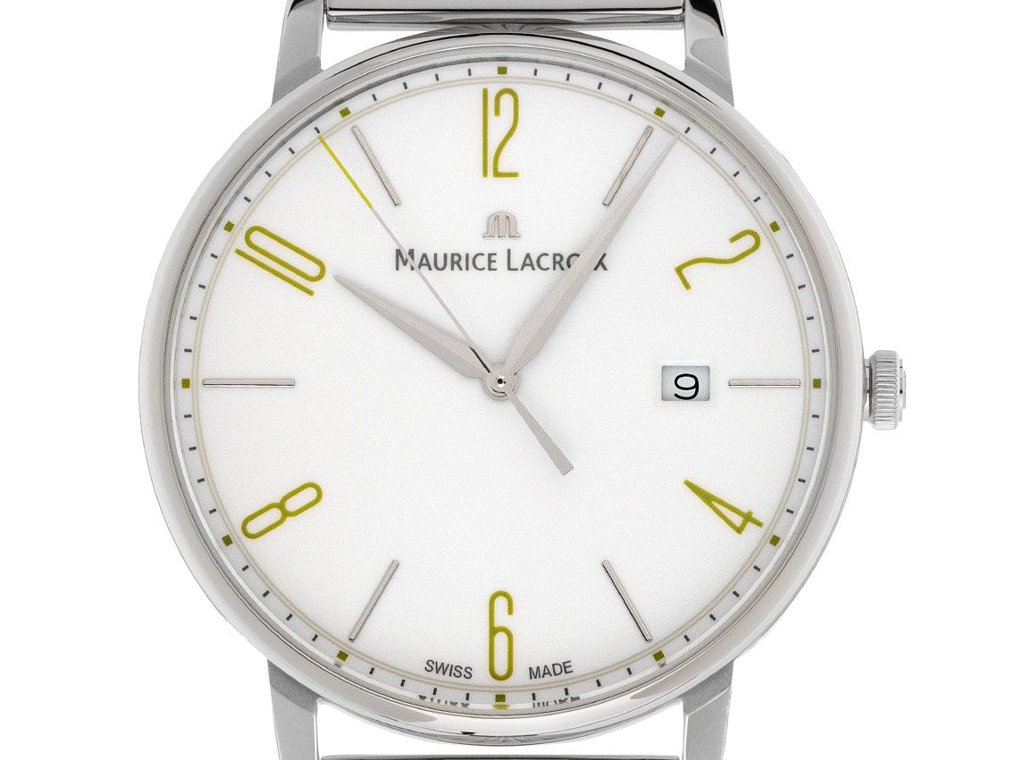 Maurice Lacroix Eliros Date Ref.EL1118-SS00S-120-D Full Set Neu