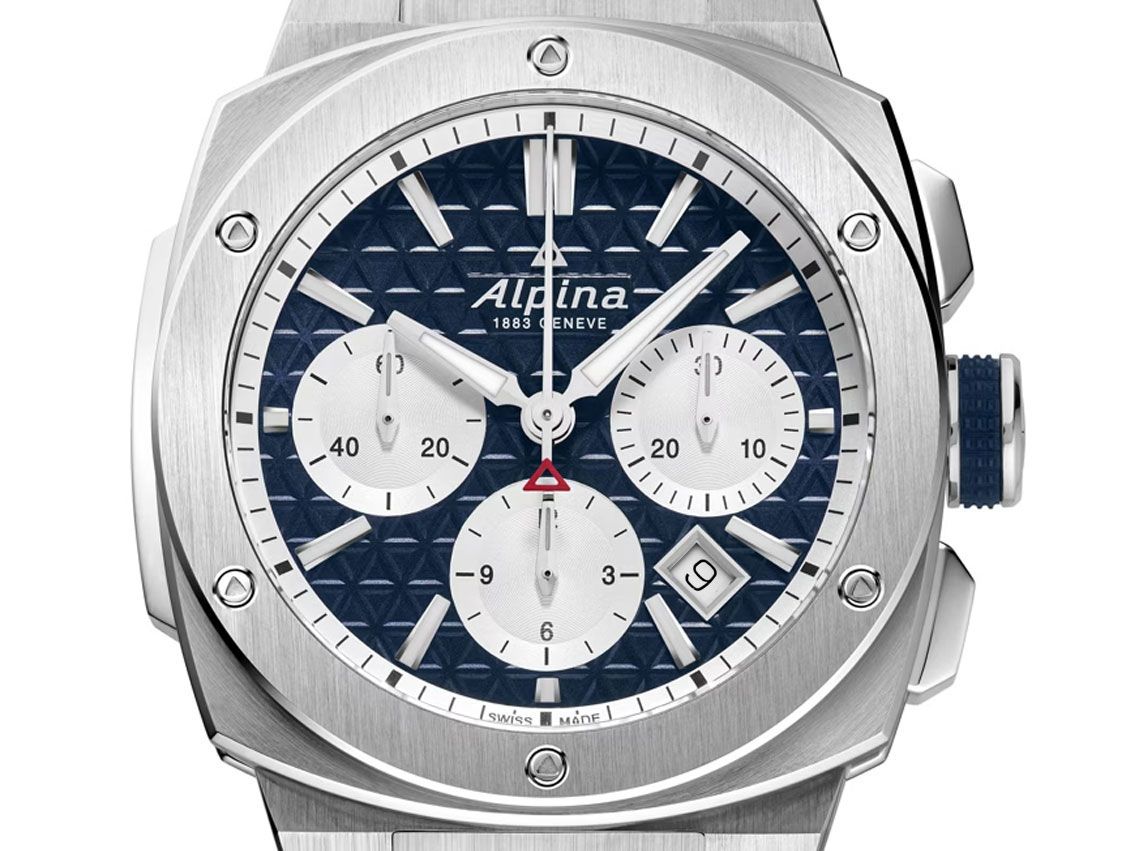 Alpina Alpiner Extreme Stahl Automatik Chronograph Armband Stahl 41mm Ref.AL-730NS4AE6B Box&Pap. Full Set Neu