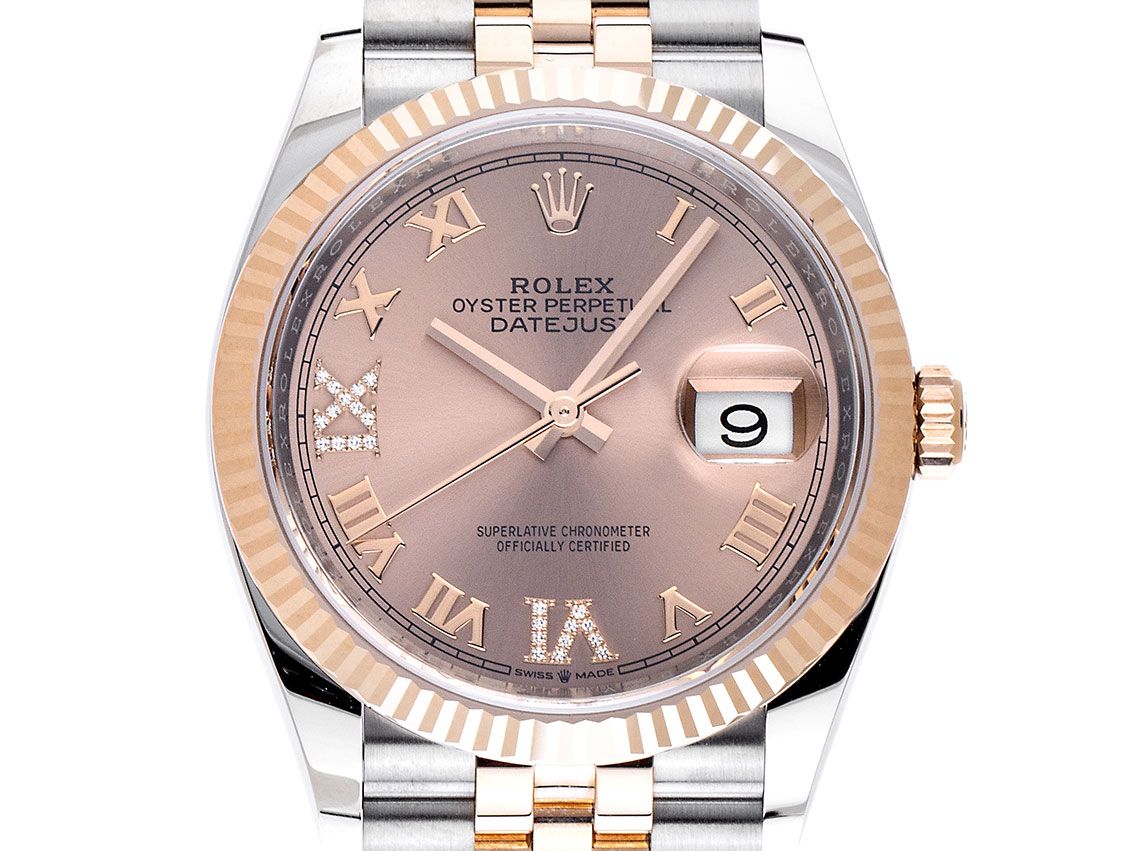 Rolex Datejust Diamanten - Stahl / Roségold - Armand Stahl  