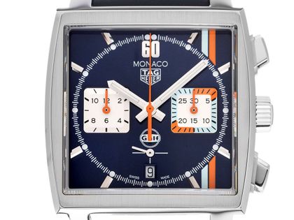 Tag Heuer Monaco X Gulf Special Edition Ref.CBL2115.FC6494 2025 Full Set Ungetragen