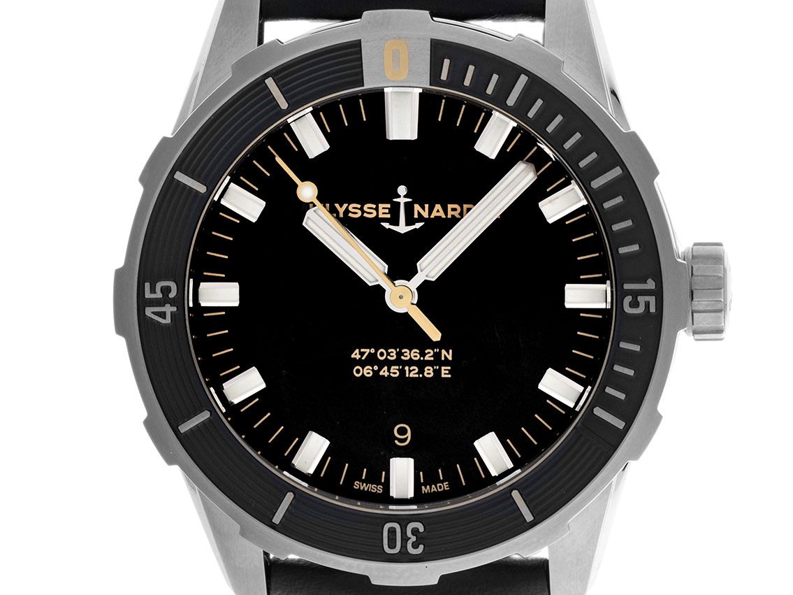 Ulysse Nardin Diver - Edelstahl - Armand Leder - 42mm - Ungetragen  