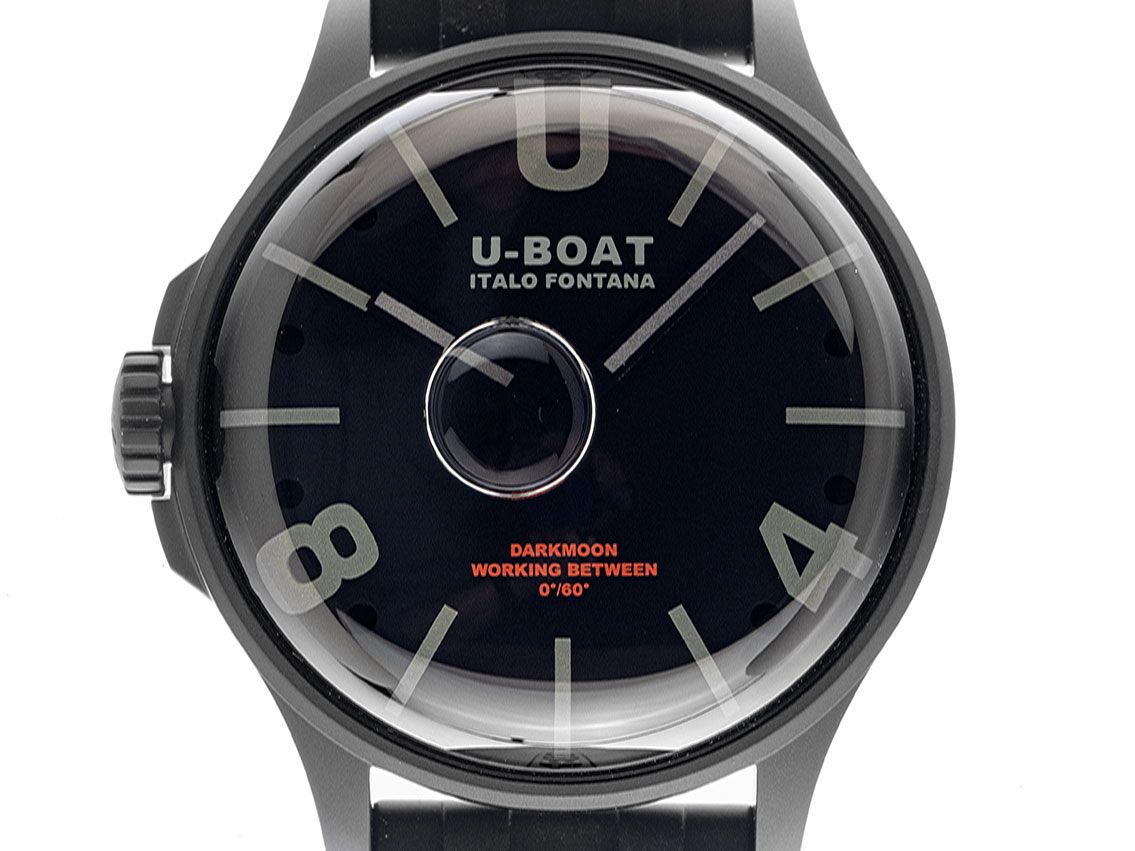 U-Boat Darkmoon BK schwarz PVD Ref.9544 Full Set Neu 