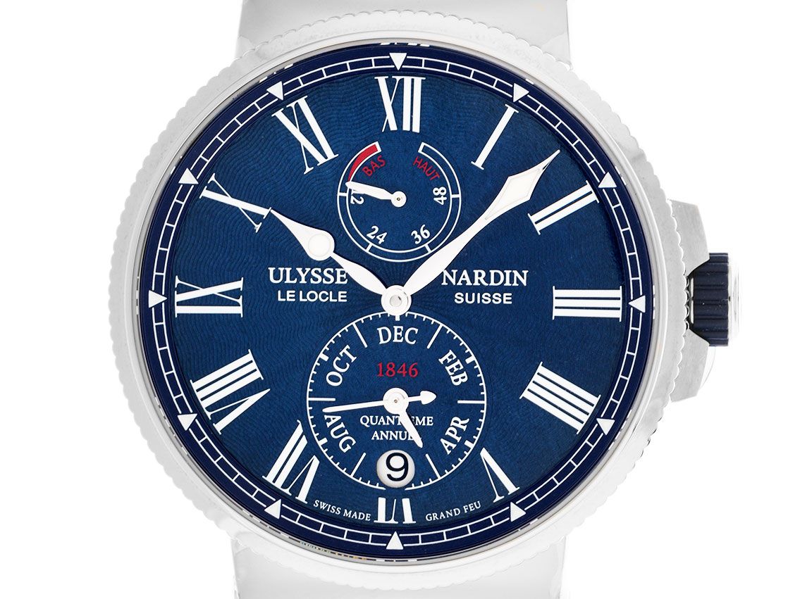 Ulysse Nardin Marine Chronometer Annual Calender Ref.1133-210/3 2024 Full Set Ungetragen