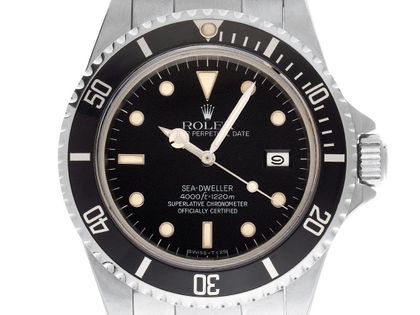 Rolex Sea-Dweller Mark IV Ref.16660 1984 Full Set original unpoliert Vintage