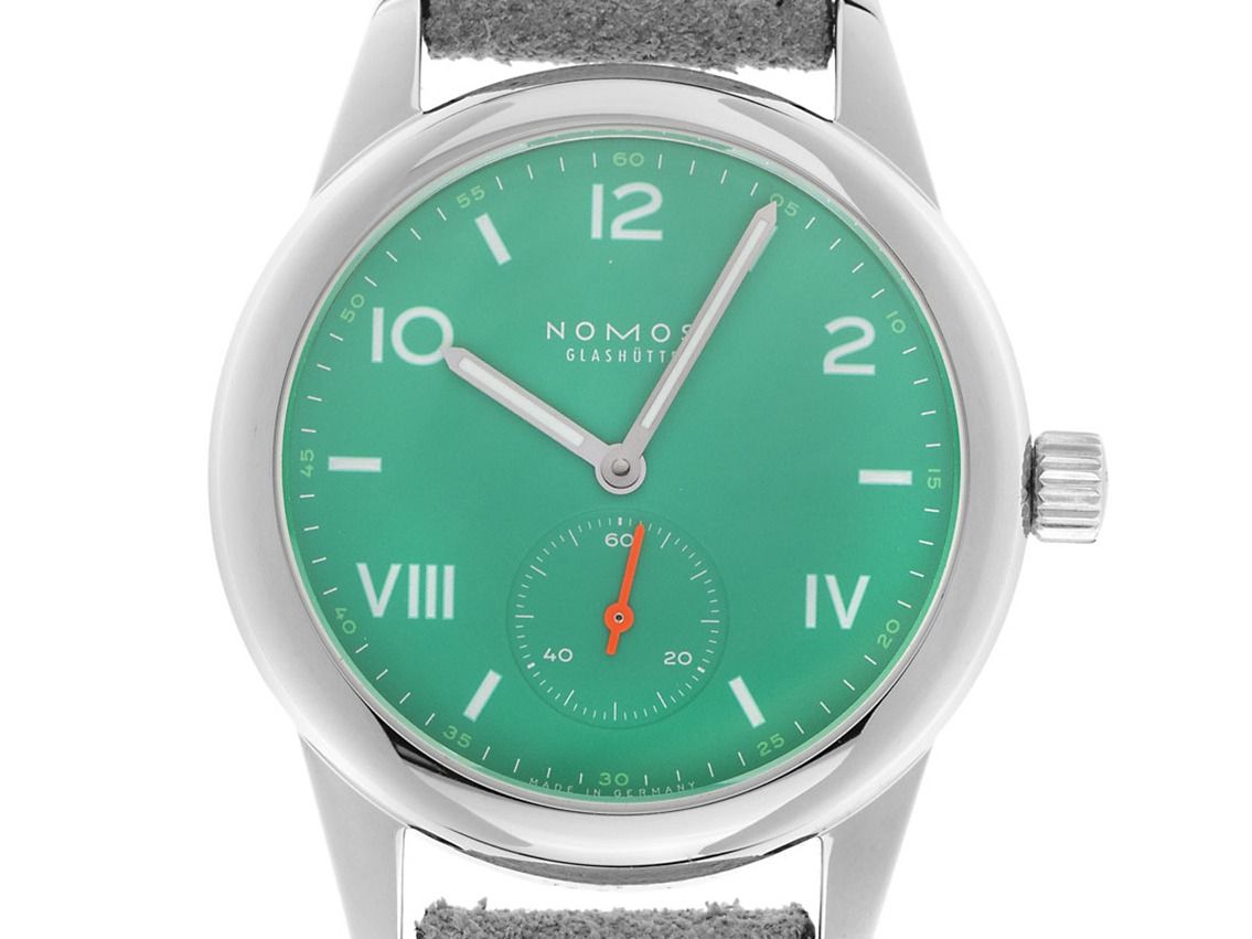 Nomos Glashütte Club Campus electric green Ref.726 2025 Full Set Neu
